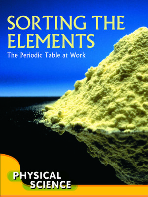 cover image of Sorting the Elements
